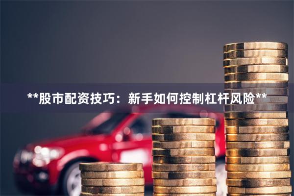 **股市配資技巧：新手如何控制杠桿風(fēng)險(xiǎn)**